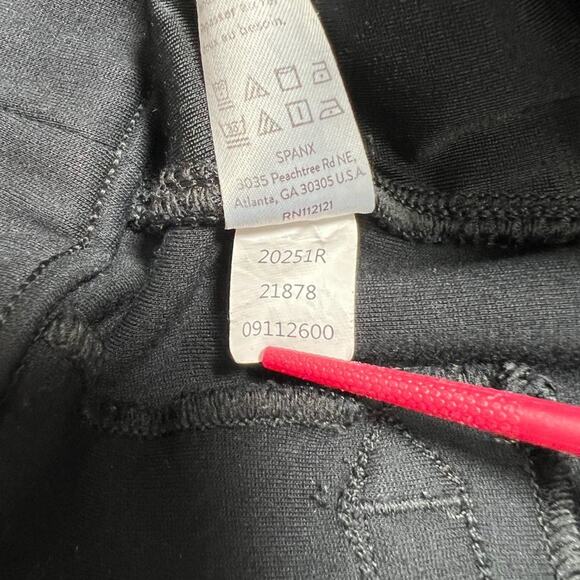 Spanx The Perfect Pant Ankle Backseam Skinny SIZE M Classic Black Ponte 20251R - Picture 7 of 13